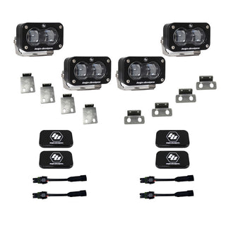 S2 SAE Fog Pocket Kits - Ford '21-26 F-150 Raptor  '24-26 F-150 Raptor 37/R