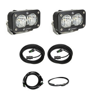 S2 Sport W/C  Reverse Kit W/ Upfitter (Wide Cornering; Clear; Upfitter Wiring)