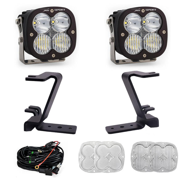 XL Sport A-Pillar Kit - 2023-26 Ford F-250/350 Super Duty (Driving/Combo; Clear; Toggle Wiring)