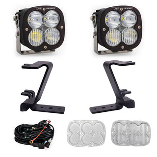 XL Sport A-Pillar Kit - 2023-26 Ford F-250/350 Super Duty (Driving/Combo; Clear; Toggle Wiring)