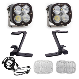 XL Pro A-Pillar Kit - 2023-26 Ford F-250/350 Super Duty (Driving/Combo; Clear; Upfitter Wiring)