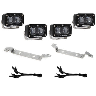 S2 SAE OEM Fog Light Replacement Kit - 2024-2026 Toyota Tacoma (SAE Spot; Clear)