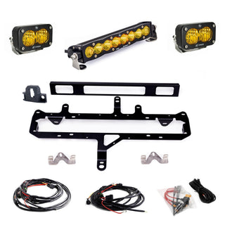 Toyota S8 10" Light Bar / S2 Pro Grille Conversion Light Kit - 2024-2026 Toyota Tacoma (Baja Amber)