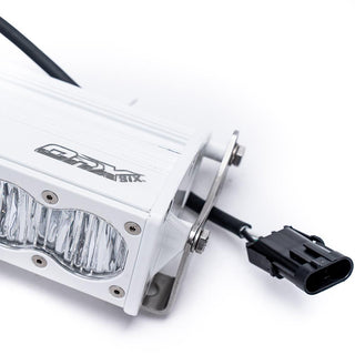 OnX6+ White Straight LED Light Bar (10 Inch; Driving/Combo; Clear)