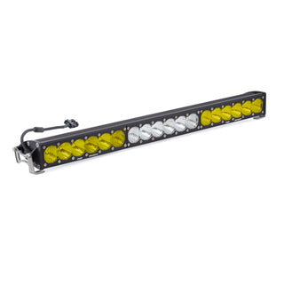 OnX6 Straight Dual Control LED Light Bar (30 Inch; Driving/Combo; Baja Amber/Clear)