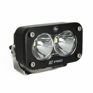 S2 Pro Black LED Light Pod (Spot; Clear)