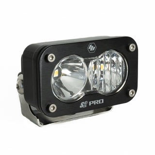 S2 Pro Black LED Light Pod (Driving/Combo; Clear)
