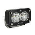 S2 Pro Black LED Light Pod (Wide Cornering; Clear)