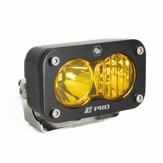 S2 Pro Black LED Light Pod (Driving/Combo; Baja Amber)