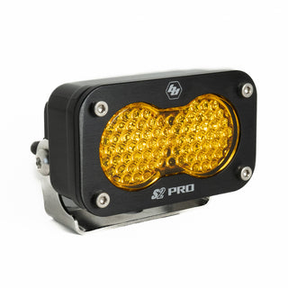 S2 Pro Black LED Light Pod (Work/Scene; Baja Amber)