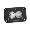 S2 Pro Black Flush Mount LED Light Pod (Driving/Combo; Clear)