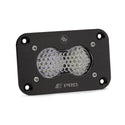 S2 Pro Black Flush Mount LED Light Pod (Work/Scene; Clear)