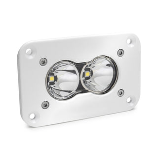 S2 Pro White Flush Mount LED Light Pod (Work/Scene; Clear)