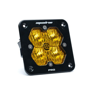 Baja Designs Squadron 2.0 Pro  Flush Mount  LED Wide Cornering  Baja Amber