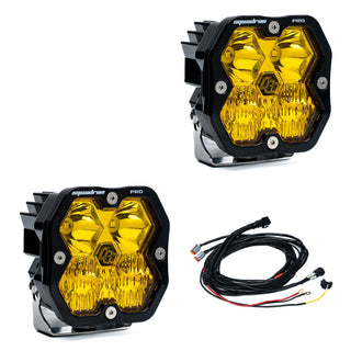 Baja Designs Squadron 2.0 Pro  Pair  LED Driving/Combo  Baja Amber