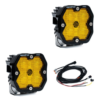 Baja Designs Squadron 2.0 Pro  Pair  LED Work/Scene  Baja Amber