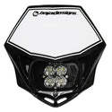 Motorcycle Squadron Pro (A/C) Headlight Kit W/ Shell (Black Shell; Spot; Clear)