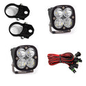 PowerSports Squadron Pro A-Pillar Mount Light Kit (Driving/Combo; Clear; 1.75 Inch Mount)