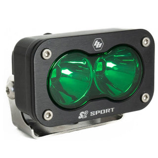 S2 Sport Black LED Light Pod (Spot; Green)