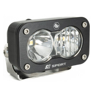S2 Sport Black LED Light Pod (Driving/Combo; Clear)