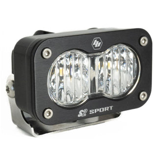 S2 Sport Black LED Light Pod (Wide Cornering; Clear)