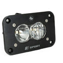 S2 Sport Black Flush Mount LED Light Pod (Driving/Combo; Clear)