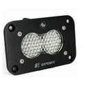 S2 Sport Black Flush Mount LED Light Pod (Work/Scene; Clear)
