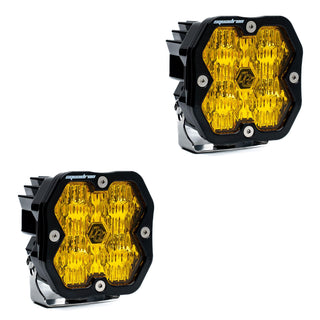 Baja Designs Squadron 2.0 Sport  Pair  LED Wide Cornering  Baja Amber  No Harness