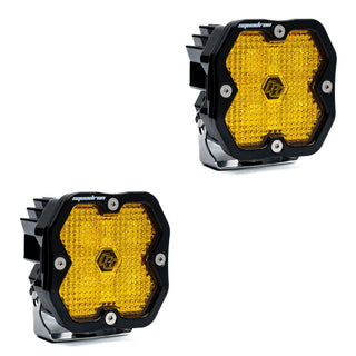 Baja Designs Squadron 2.0 Sport  Pair  LED Work/Scene  Baja Amber