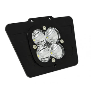 Squadron Sport (A/C) Headlight Kit - Honda 2008-17 CRF250X; 2008-18 CRF450X (Driving/Combo; Clear)