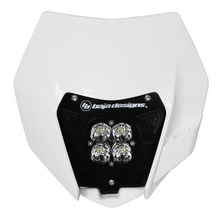 Squadron Sport (A/C) Headlight Kit W/ Shell - '13-16 200 XC-W/250 SX/250 XC/300 XC (Spot; Clear)