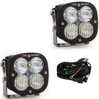 XL Sport LED Light Pod Pair (Driving/Combo; Clear)