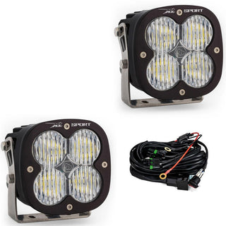 XL Sport LED Light Pod Pair (Wide Cornering; Clear)