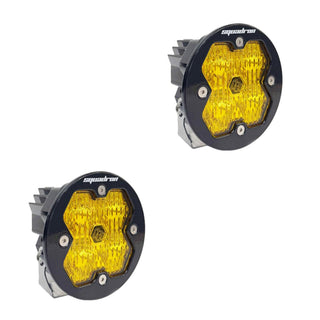 Baja Designs Squadron-R 2.0 Sport  Pair  LED Wide Cornering  Baja Amber  No Harness