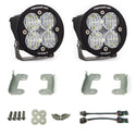 Squadron-R Sport Fog Pocket Kit - '10-18 Wrangler JK; W/ Standard OE Bumper (Wide Cornering; Clear)