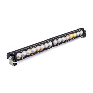 S8 Straight LED Light Bar (20 Inch; Spot; Clear)