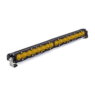 S8 Straight LED Light Bar (20 Inch; Wide Cornering; Baja Amber)