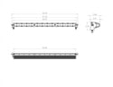 S8 Straight LED Light Bar (30 Inch; Driving/Combo; Baja Amber)