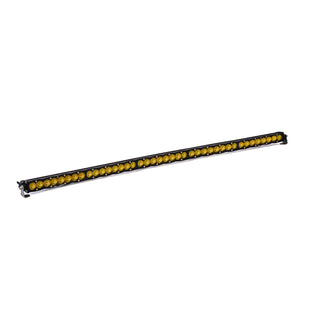 S8 Straight LED Light Bar (50 Inch; Wide Cornering; Baja Amber)