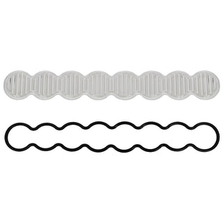 S8 Light Bar Lens Kit (10 Inch; Wide Cornering; Clear)