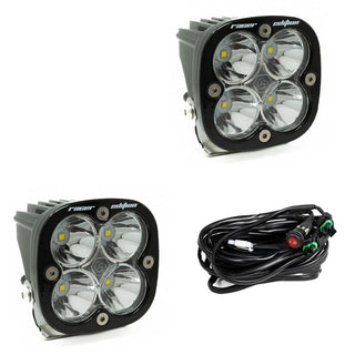Squadron Racer Edition LED Light Pod Pair (Racer Spot; Clear)