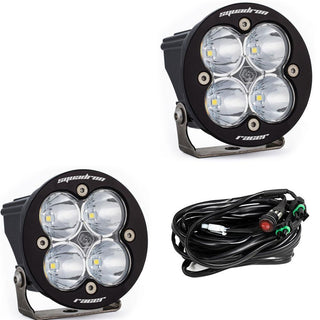 Squadron-R Racer Edition LED Light Pod Pair (Racer Spot; Clear)
