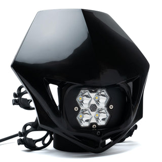 Baja Designs Squadron 2.0 Sport Spot Clear  M/C LED  Race Light  Black
