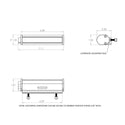 Baja Designs RTL-M Mini 6-Inch LED Rear Light Bar, Red Running/Brake and White Cargo, No Plate Light or Harness