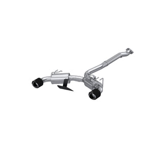 T304 Stainless Steel 3" Cat Back Dual Rear With Carbon Fiber Tips