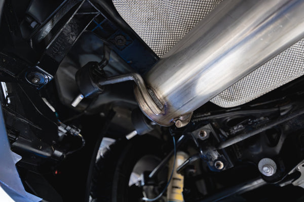 MBRP Exhaust 2.5" Axle-Back; Single Rear Exit; CF