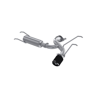 MBRP Exhaust 2.5" Axle-Back; Single Rear Exit; CF