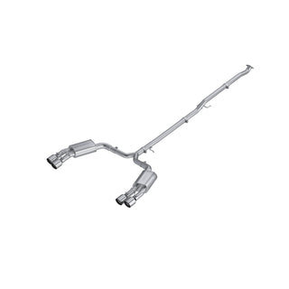 MBRP Exhaust 2.5" Cat Back Quad Split Rear With Polished Tips AL