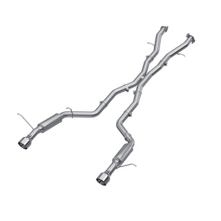 Aluminized Steel 3" Cat Back Dual Rear With Tips