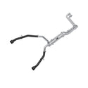 Black-Coated Aluminized Steel 3" Cat Back Dual Rear With Tips